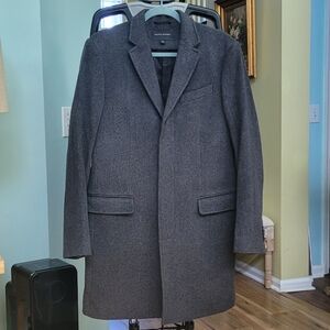 Banana Republic Cashmere Men's Grey Coat Size Medium